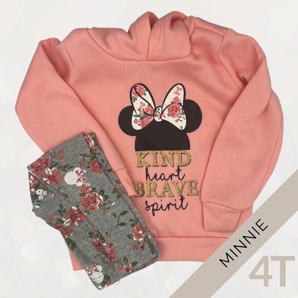 Minnie Mouse Girls 5-Piece Clothing Bundle Size 4T | Tops & Leggings - Picture 2 of 9
